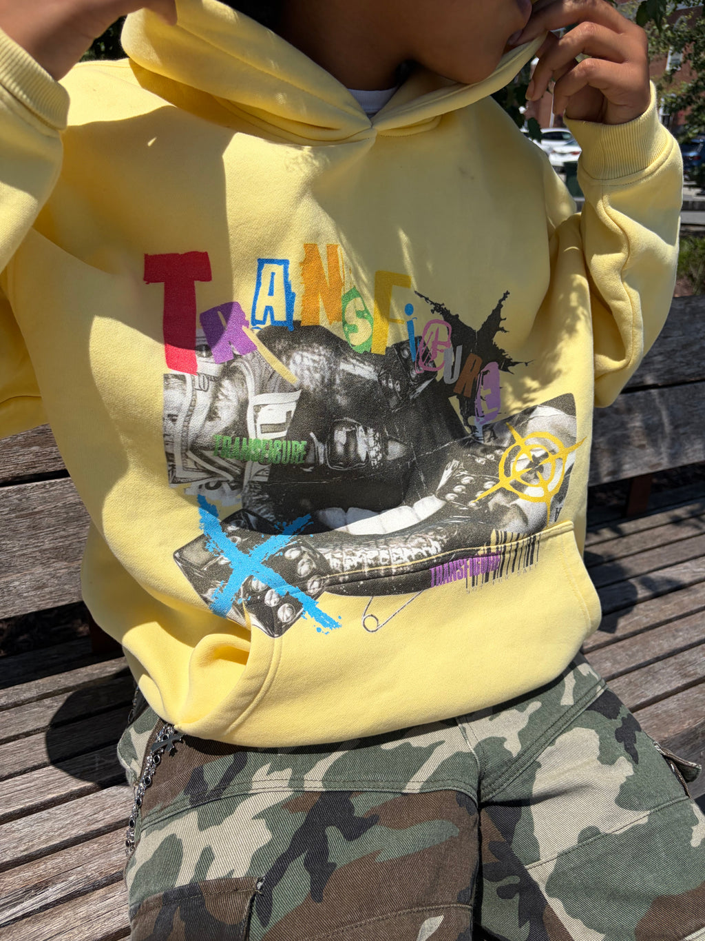 Money Talks Yellow Hoodie