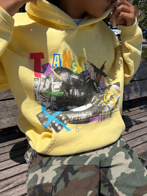 Money Talks Yellow Hoodie