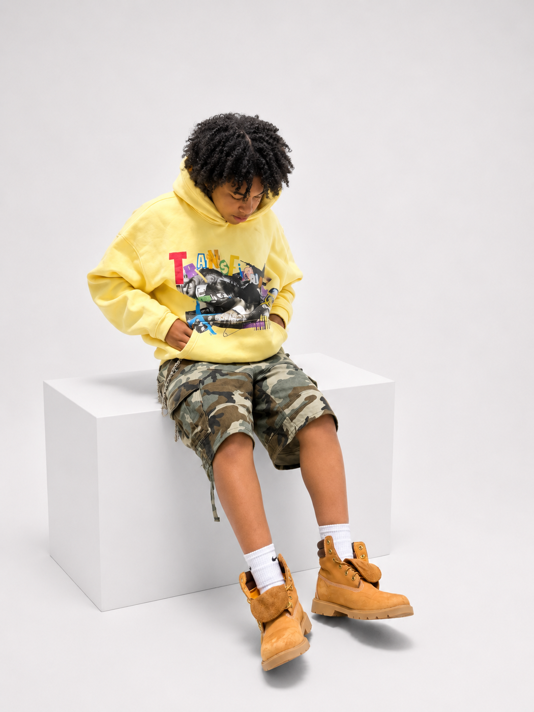 Money Talks Yellow Hoodie