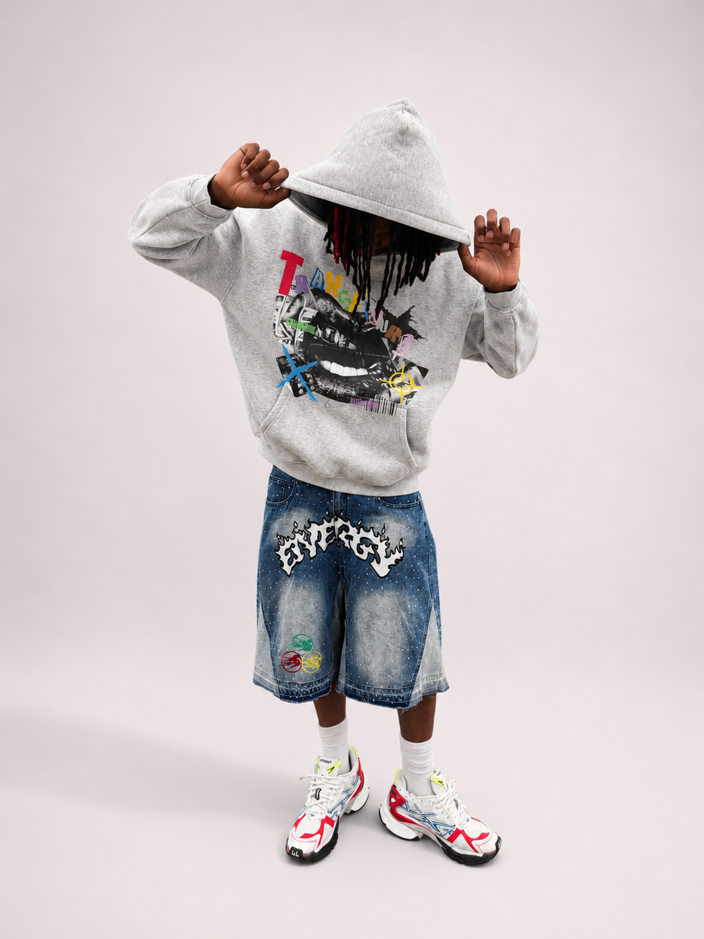 Money Talks Grey Hoodie