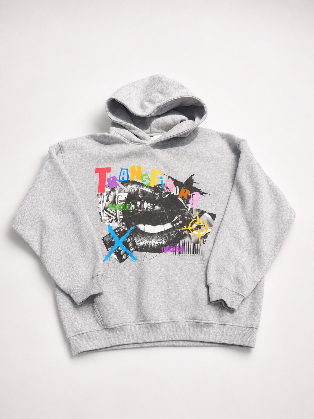 Money Talks Grey Hoodie
