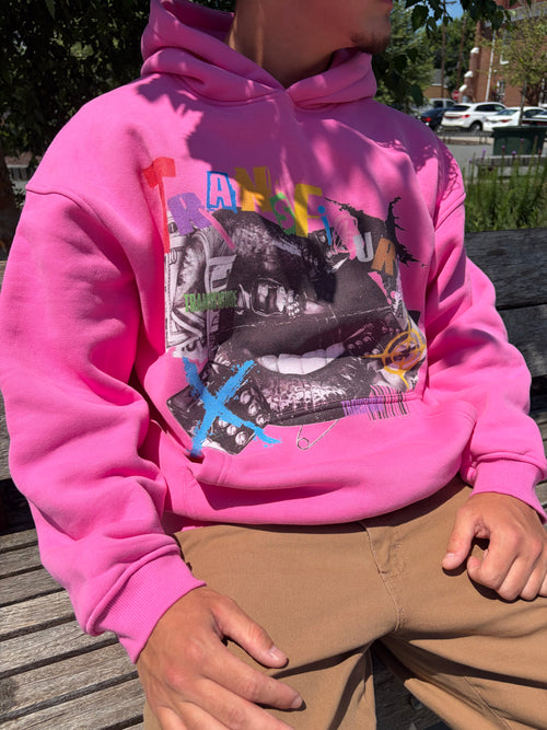 Money Talks Pink Hoodie