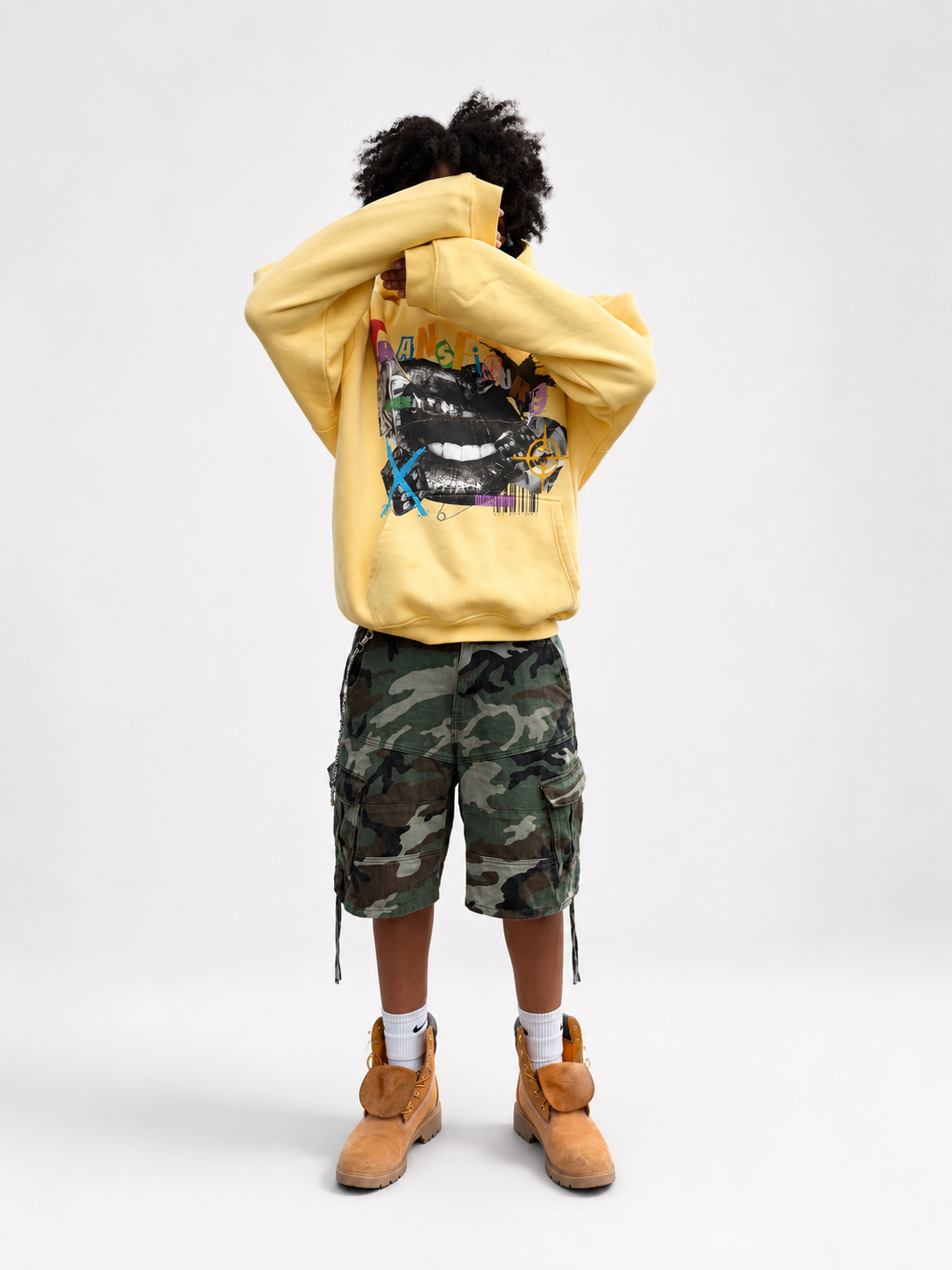 Money Talks Yellow Hoodie